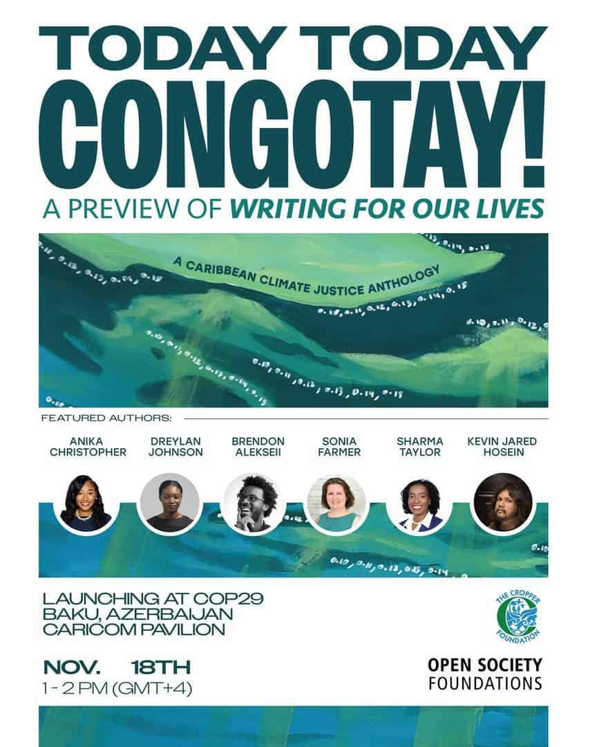 Writing For Our Lives: Caribbean Climate Justice Anthology Debuts at COP29
